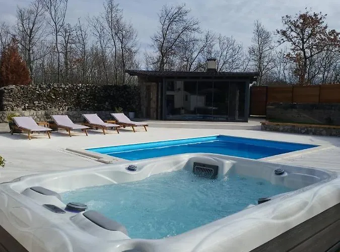 Vila Villa Moretto With Private Pool & Jacuzzi - Rijeka Area *