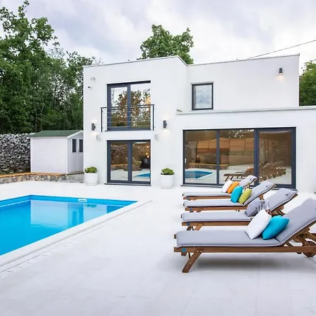 Villa Moretto With Private Pool & Jacuzzi - Rijeka Area Βίλα *