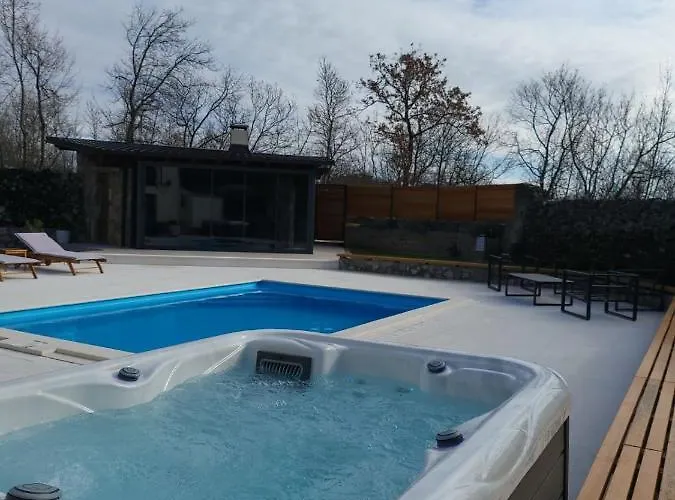Villa Moretto With Private Pool & Jacuzzi - Rijeka Area Βίλα Viskovo